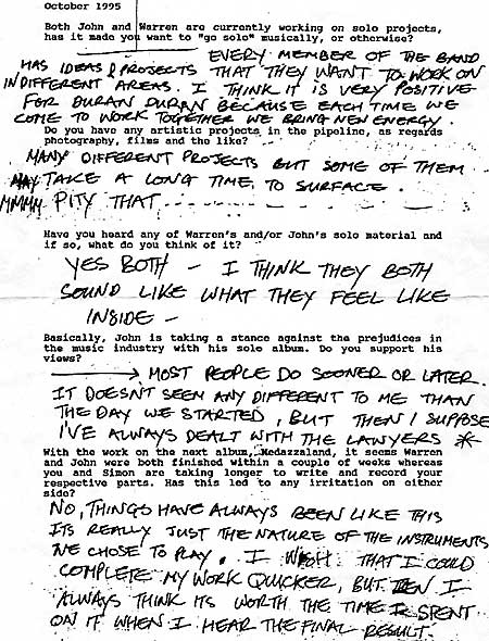 1995 Nick Q&A Page 1